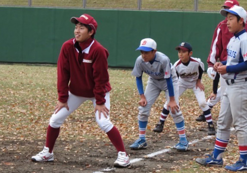 神奈川での海老澤コーチの野球個人レッスン・野球個人指導・野球家庭教師